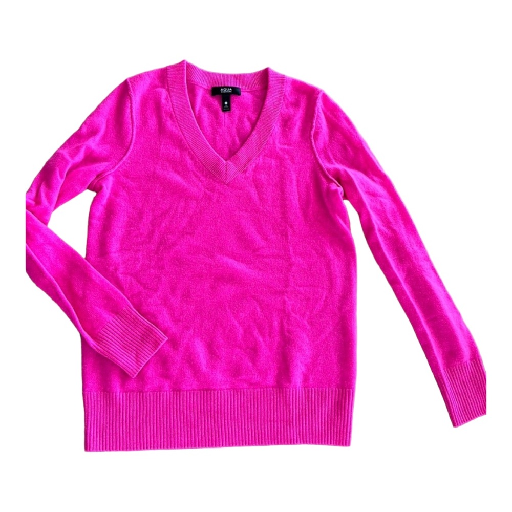 Barbie Doll Pink Aqua Cashmere XXS Sweater